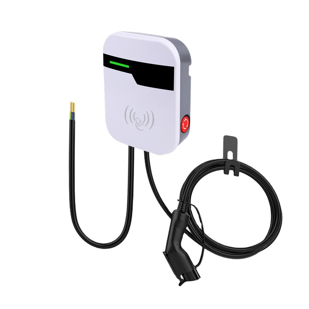 Type 2 EV Wall Charger 7kW 32A  Fast Charging Station With 5m Cable  RFID  App Control