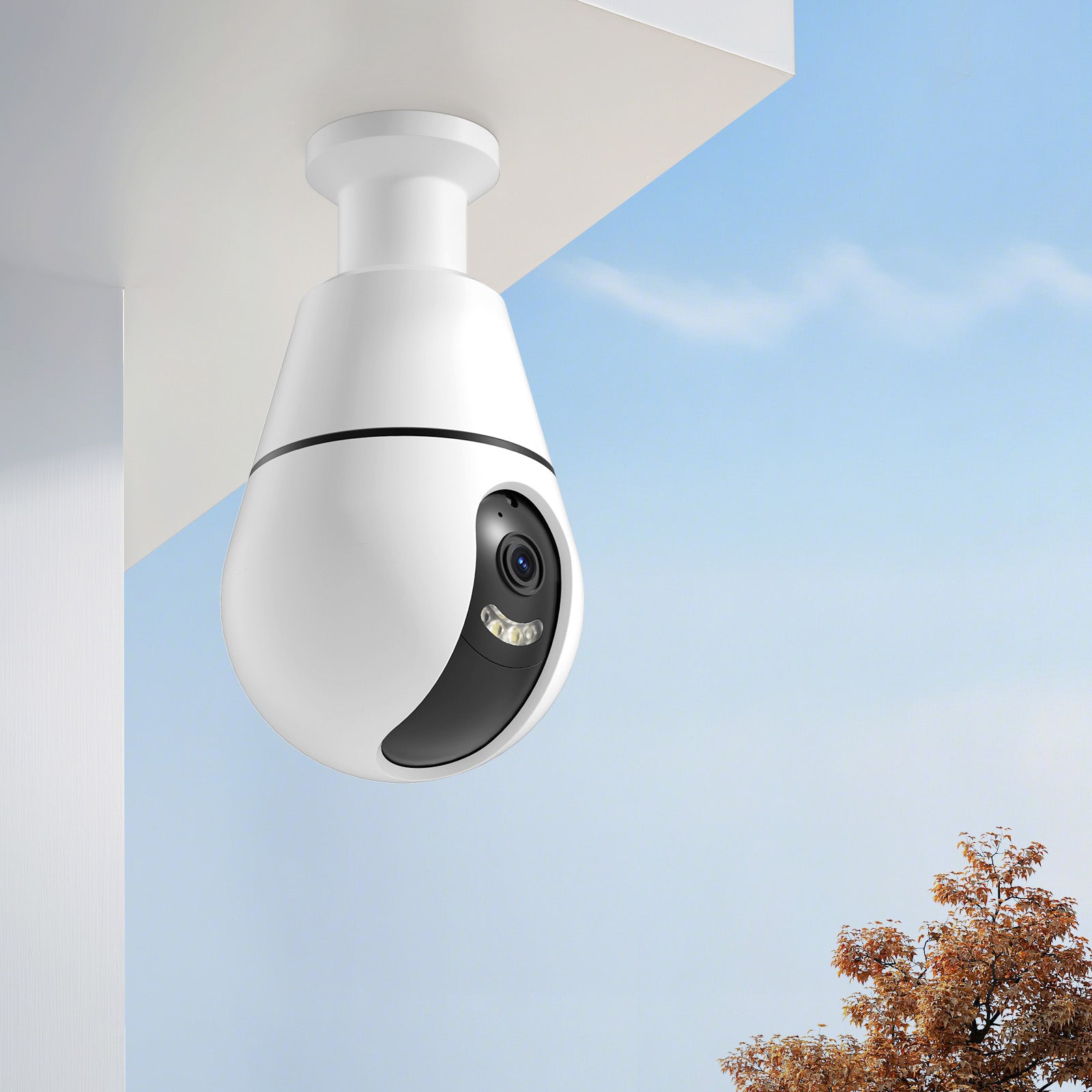 AI Detection 360 Degree HD 3MP CCTV Video Light Bulb E27 IP Wireless Mini Security Hidden Wifi Camera - 5 - CJ