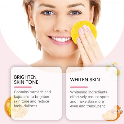 Eelhope Turmeric Kojic Acid Cleansing Gasket Gently Cleanses Facial Skin Pores, Moisturizes And Refreshes Skin Care - 5 - CJ