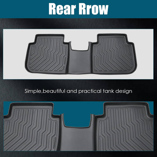 Car Floor Mats For 2023 CRV Hybrid Black All - Weather TPE Rubber Car Mats - 5 - CJ