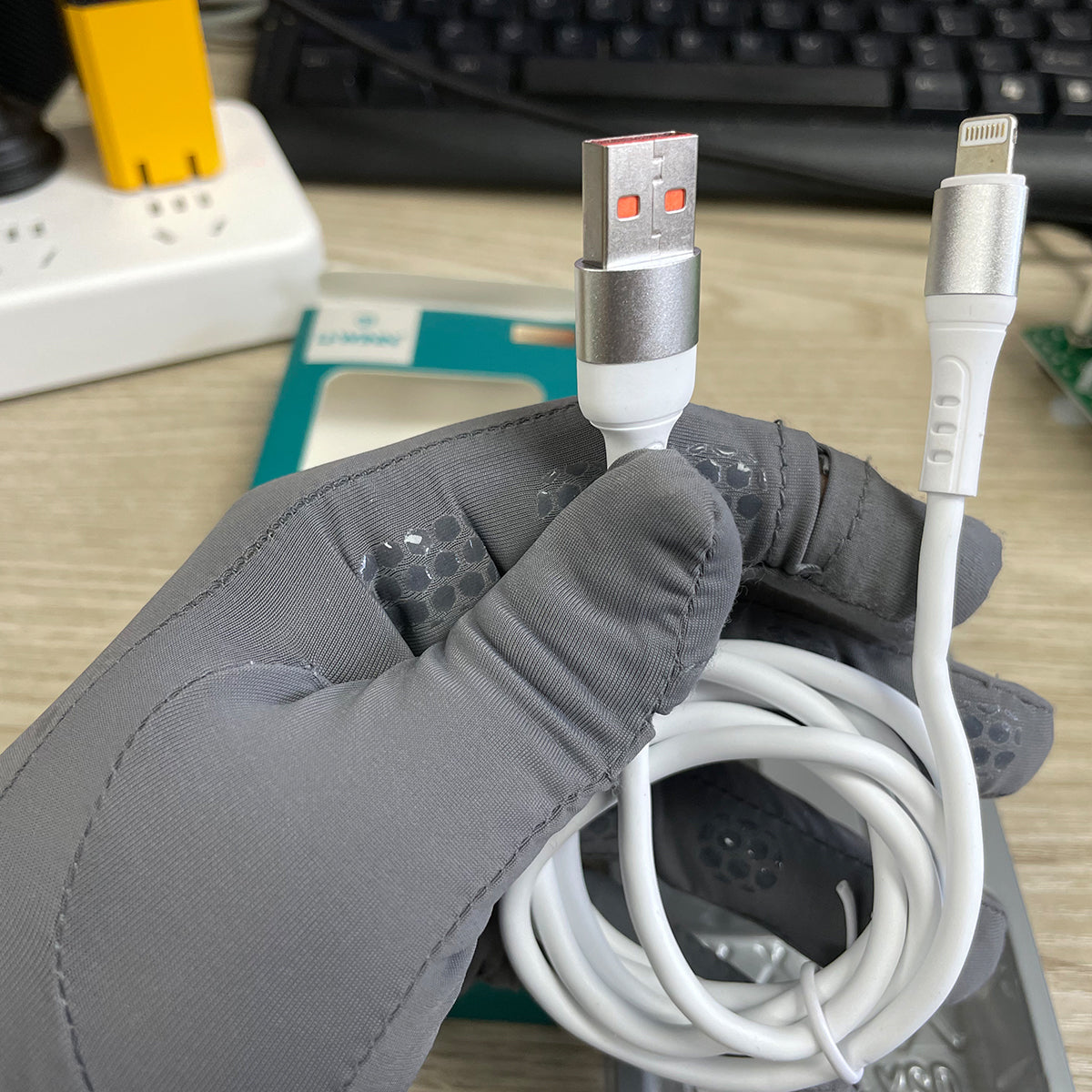 L401 Lightning Cable 2.4A 1M White USB 3.0 UWINN - 5 - CJ
