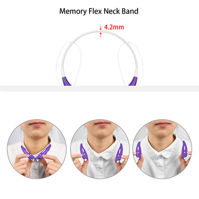 Wireless Stereo Headsets Sport Neckband Headphones In - ear Magnetic IPX4 Waterproof Earbuds With Built - in Mic Call Vibrate Alert Number Broadcast Running Gym - 5 - CJ