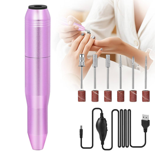 Professional Portable Electric Nail Drill,Manicure Pedicure With Nail Drill Bits - 5 - CJ