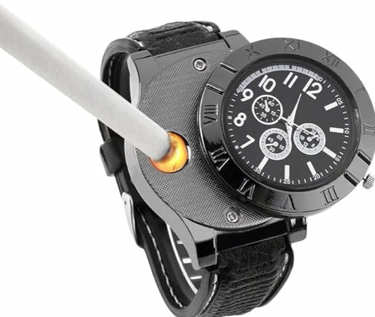 New Military USB Lighter Watch Men's - 5 - CJ