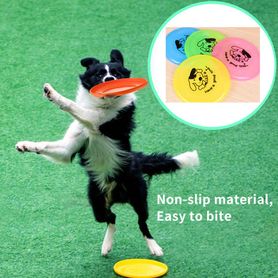 Silicone Flying Saucer Funny Pets Dog Cat Toy Dog Game Flying Discs Resistant Chew Puppy Training Interactive Pet Supplies - 0 - CJ