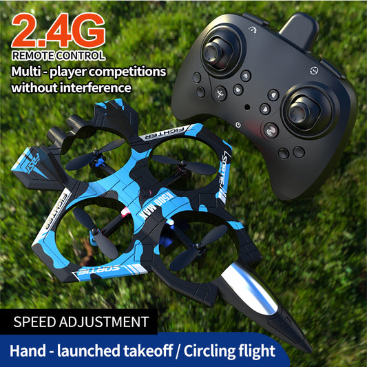 K500 Combat Drone Four - Channel Hovering Quadcopter With Altitude Hold, Flip Stunts, And Remote Control Lighting Plane - 5 - CJ