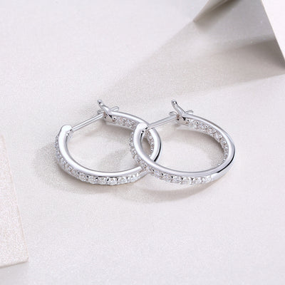 1Streamer Diamond Set With Moissanite Silver Earrings Luxury Fashion Diamond Earrings Stud Earrings Prohibit TikTok sales - 5 - CJ