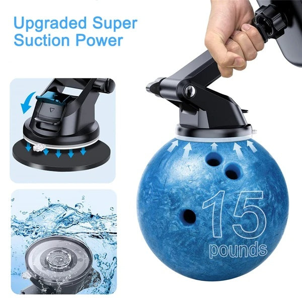 360Universal Mount Holder Car Stand Windshield For Mobile Cell Phone GPS - 5 - CJ