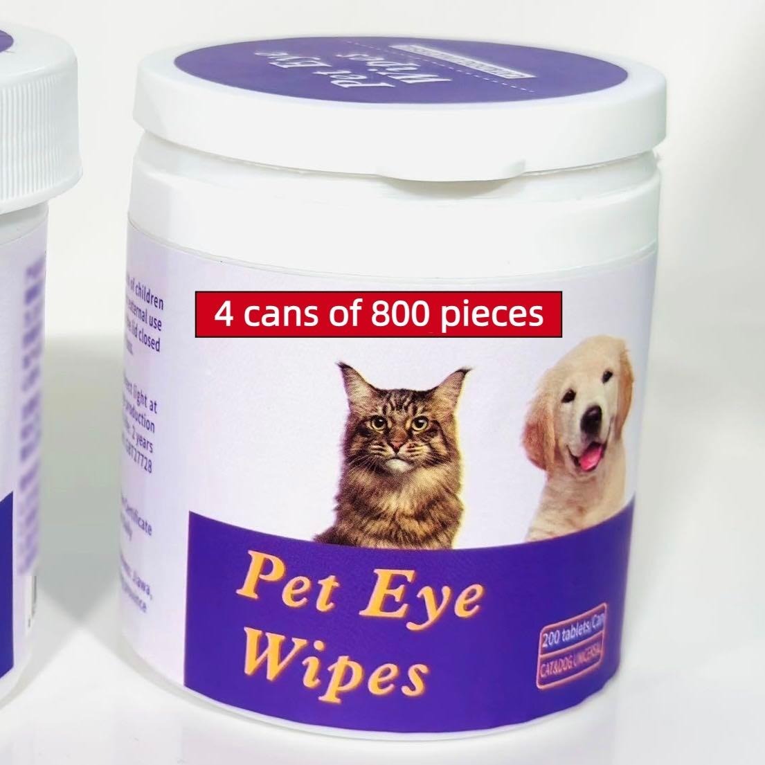 Pet Eye Wipes, 200 Wipes  Can Pet Eye CleaningWipes, Tear Stain Removing Wipe, Pet Eye Wipesfor Dogs And Cats, Pets Eye Wipes, Pet Suppliesgentle - 5 - CJ