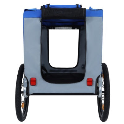 Large Folding Bike Trailer For Dogs  120LB Capacity All - Terrain Pet Carrier, Durable Steel Frame For Cycling, Jogging, Camping  Outdoor Adventures - 5 - cjdroshippping