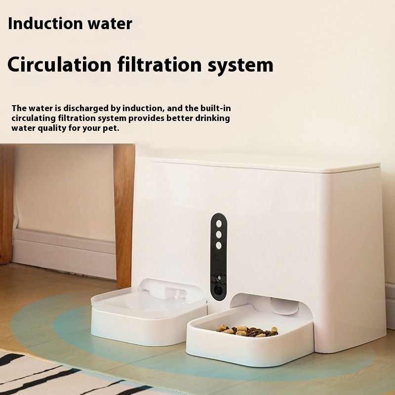 Pet Intelligent Feeding And Drinking All - in - one Machine - 0 - CJ