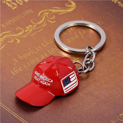 6PCS Trump Redcap Keychain Pendant Hanging Ornament - 5 - CJ