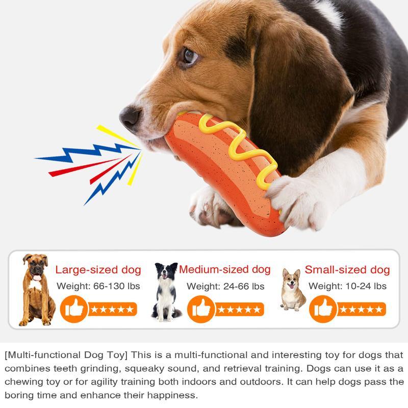 PPOKEl Dog Chew Toys Aggressive - Chaewers.Indestructible Dog Toy For Aggressive Chewer,Tough Chew Toys For Dogs  Rubber  Orange Plain - 5 - CJ