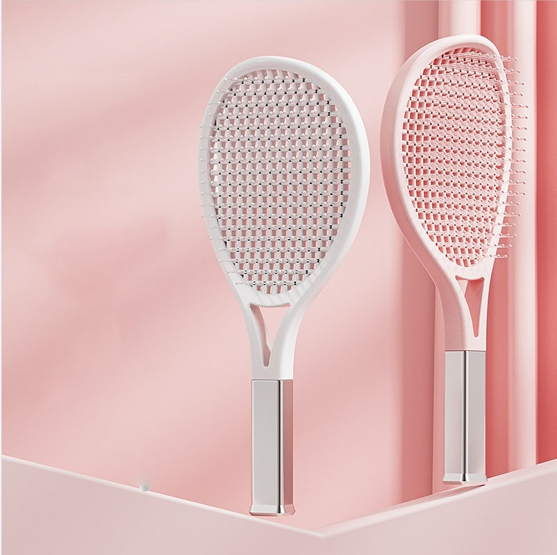 Hair Comb Tennis Racket Fluffy Combs High Skull Top Hair Artifact Airbag Cushion Massage Comb Barber Tools Hair Detangler Hairbrush For Thick Hair Self Cleaning Curly Hair Brush For Curly Hair - 5 - CJ