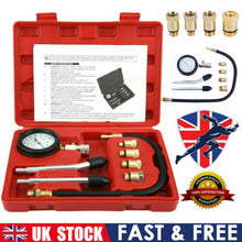 Petrol Engine Cylinder Pressure Tester For Car Compression Test Gauge Kit Set UK - 5 - CJ