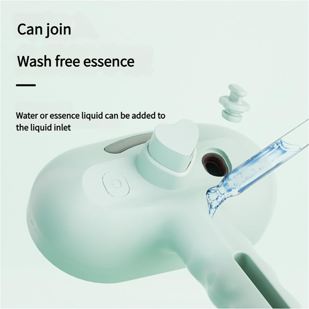New Chevaroo Horse Steam Brush, Chevaroo 3 - in - 1 Self - Cleaning Steam Pet Brush For Shedding, Pet Steam Brush, Silicone Bristle Head 360 Rotating Pet Steam Brush - 4 - CJ