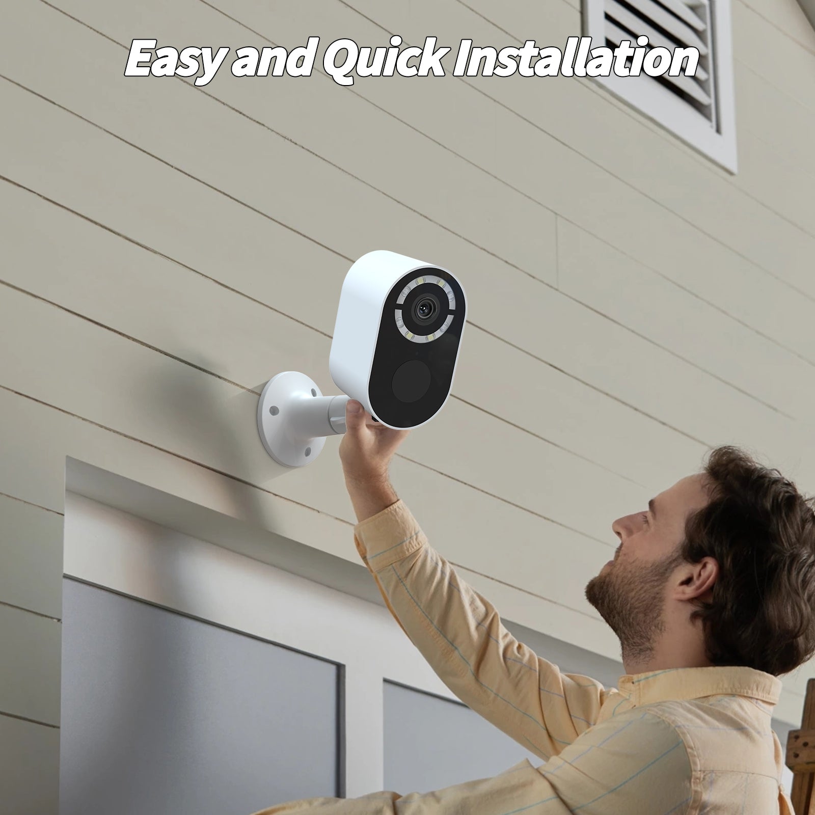 Solar Battery Security Camera Wireless Wifi CCTV Solar Powered Camera Surveill Camera Outdoor - 5 - CJ