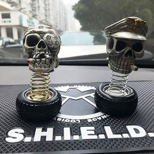 Car Skull Personality Interior Decoration Halloween Day Ornament For Car Goods Car Interior Accessories Decoration - 0 - CJ