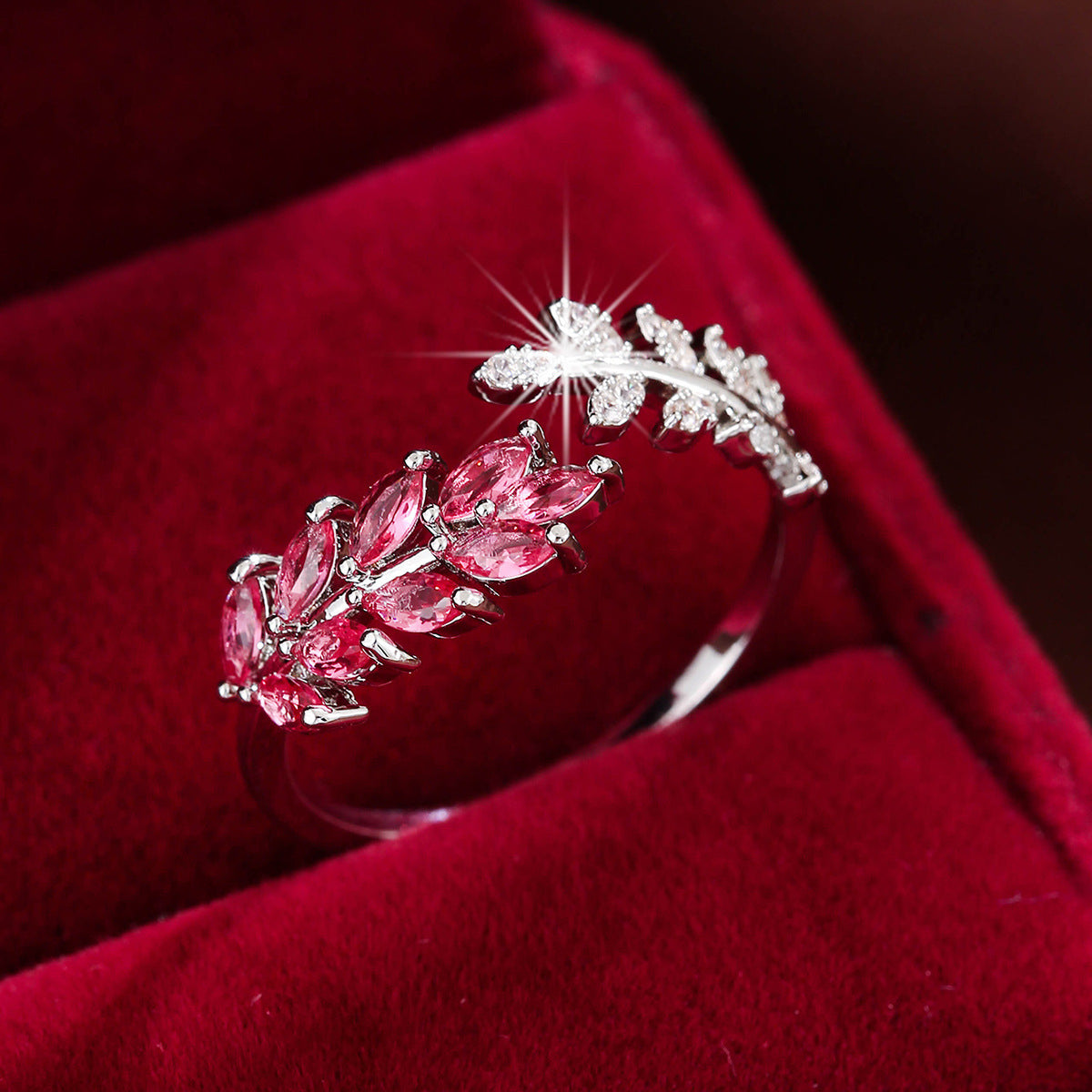 Simple Fashion Creative Leaf Wheat Ring - 0 - CJ