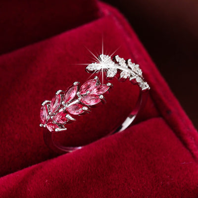 Simple Fashion Creative Leaf Wheat Ring - 0 - CJ