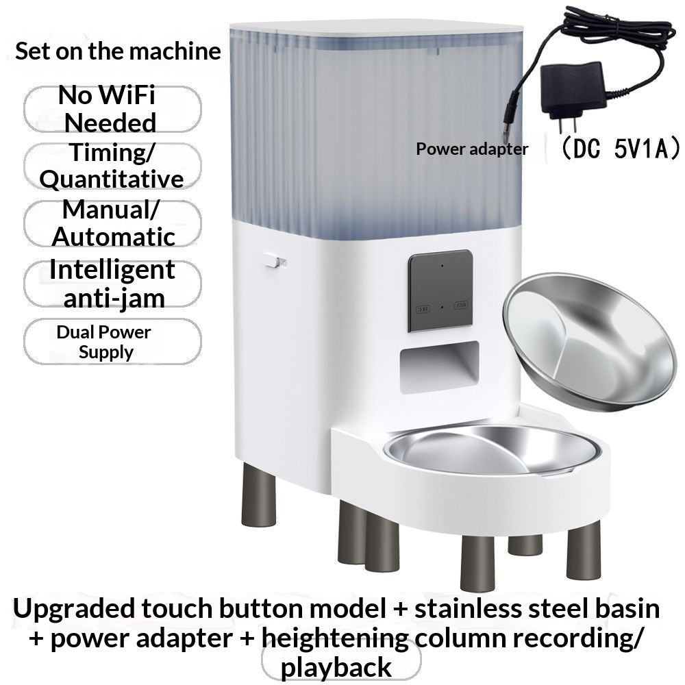 Remote Pet Feeder With Scheduled Feeding And Monitoring Features - 0 - CJ