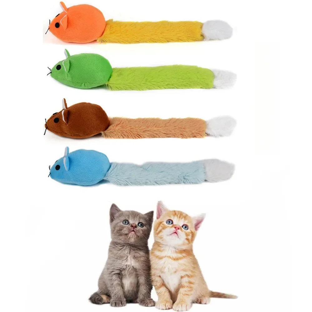 Long Tail Mouse Cat Teaster Toys Funny Pet Toys Cat Toys Mouse Trainning Funny Playing Toys Interactive Pets Products - 0 - CJ