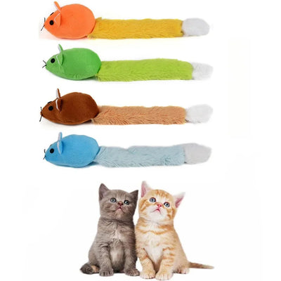 Long Tail Mouse Cat Teaster Toys Funny Pet Toys Cat Toys Mouse Trainning Funny Playing Toys Interactive Pets Products - 0 - CJ