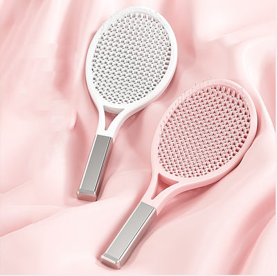 Hair Comb Tennis Racket Fluffy Combs High Skull Top Hair Artifact Airbag Cushion Massage Comb Barber Tools Hair Detangler Hairbrush For Thick Hair Self Cleaning Curly Hair Brush For Curly Hair - 5 - CJ