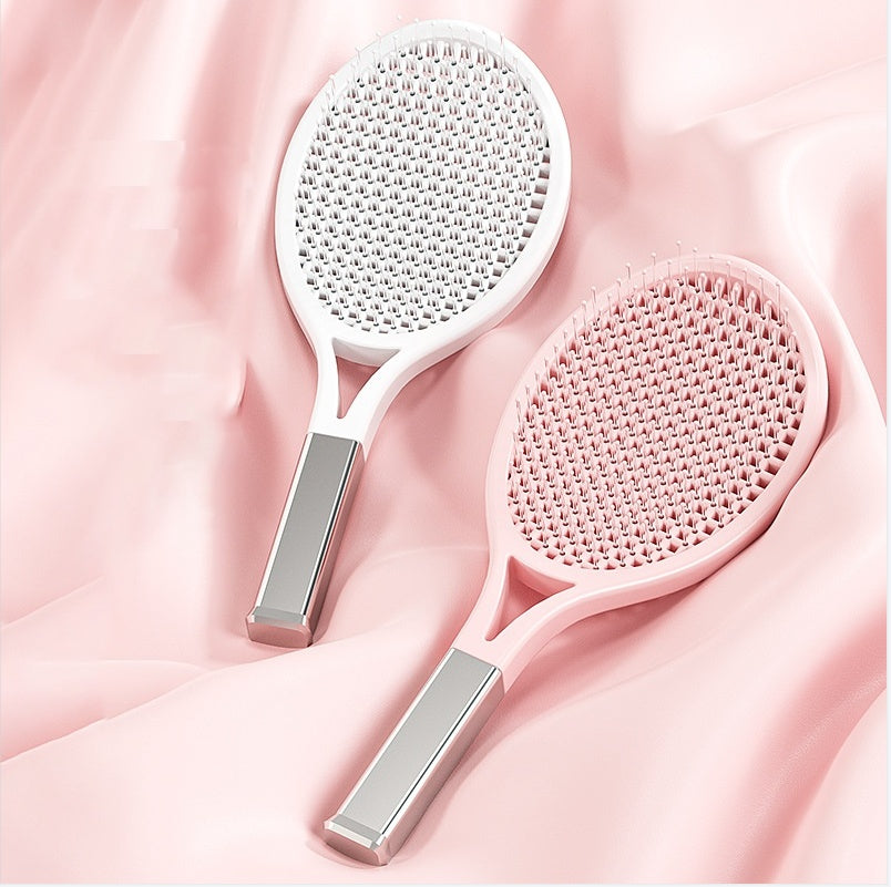 Hair Comb Tennis Racket Fluffy Combs High Skull Top Hair Artifact Airbag Cushion Massage Comb Barber Tools Hair Detangler Hairbrush For Thick Hair Self Cleaning Curly Hair Brush For Curly Hair - 5 - CJ