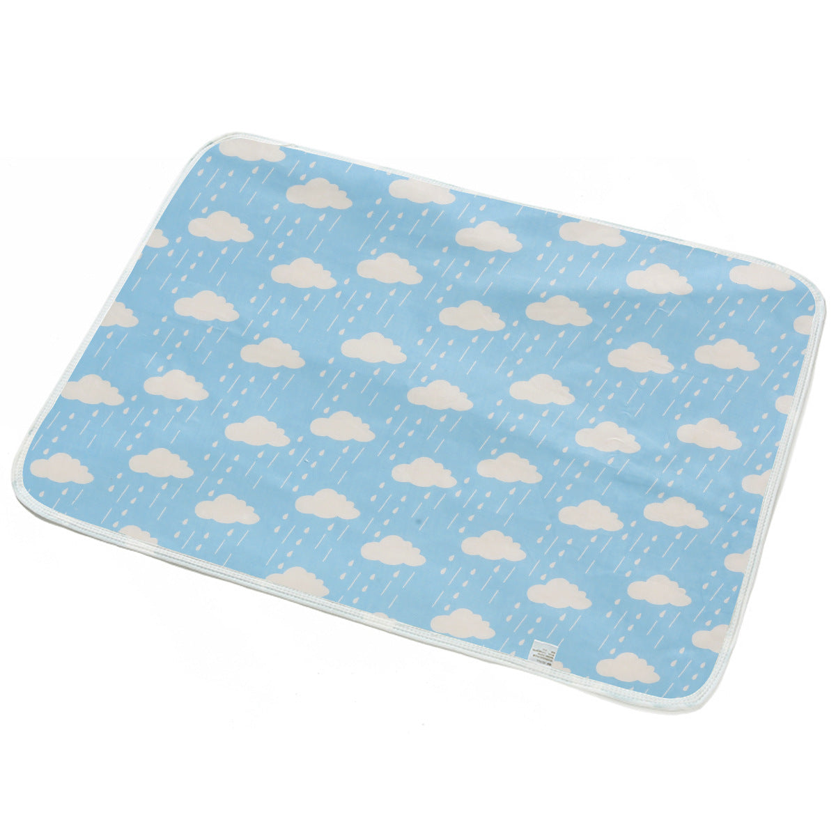 Breathable Cotton Cartoon Waterproof Insulation Pad - 0 - CJ - Clouds Raindrops - 50X70cm - CJYD226013210JQ