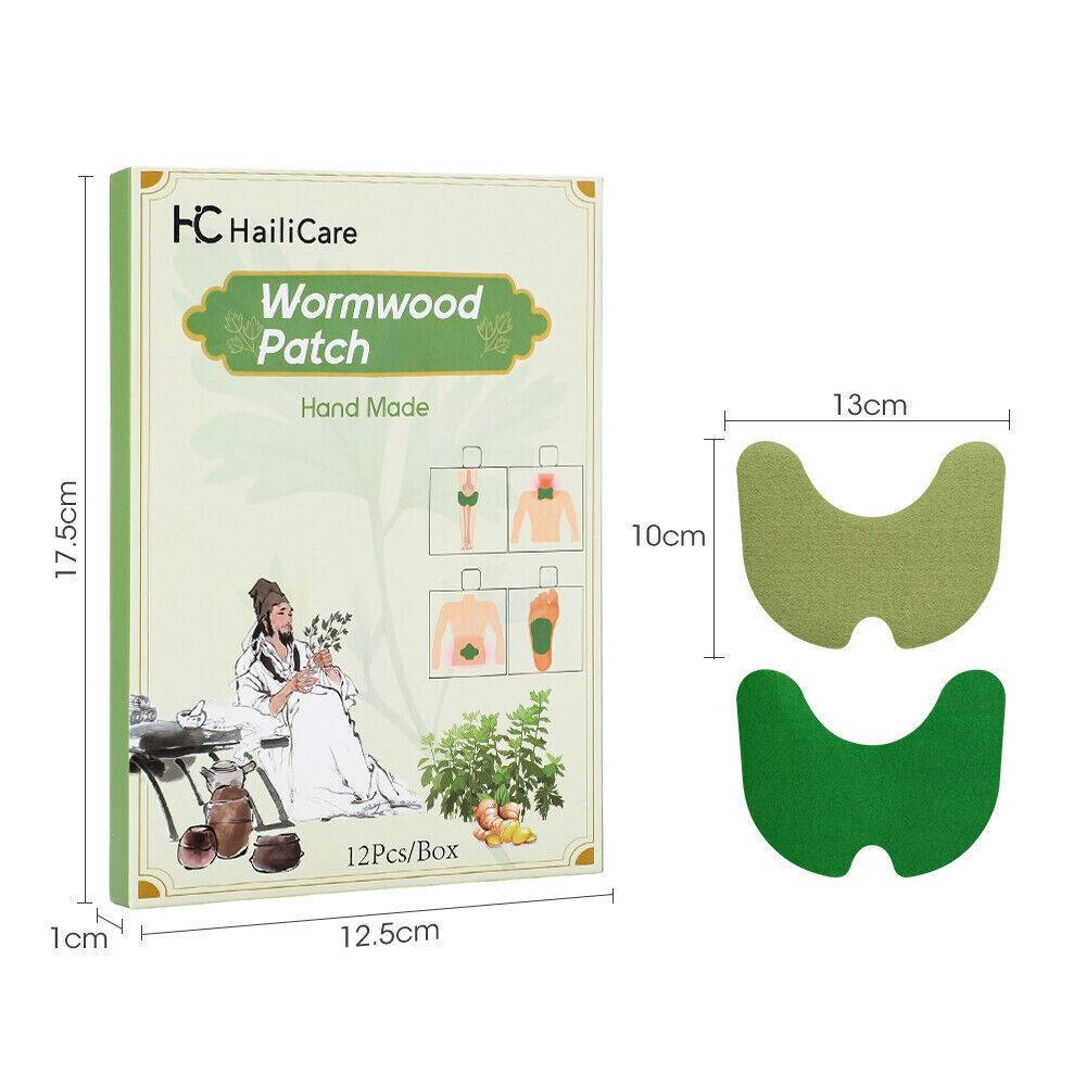 24x Wormwood Knee Plaster Sticker Wellnee Back Neck Pain Joint Ache Relief Patch - 5.0 - CJ