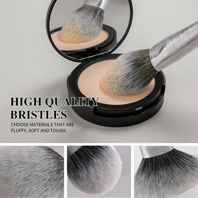 Beili Christmas Gift Makeup Brush Set Of 10, Kabuki Brushes With Synthetic Hair For Foundation, Concealer, And Eyeshadow. - 5 - CJ