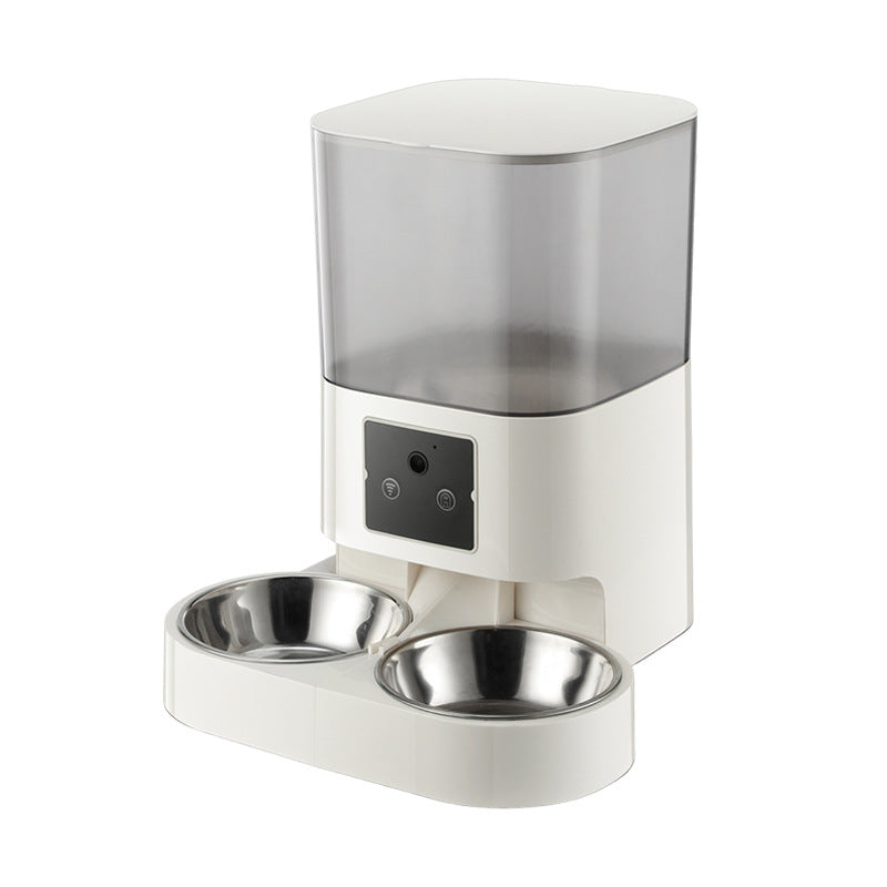 Timing Quantitative Remote Control Automatic Pet Feeder Cat Food Dog Food Intelligent Feeding Machine - 0 - CJ
