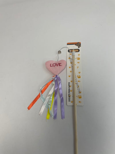 Doll Ribbon Wooden Pole Cat Teaser - 5 - CJ