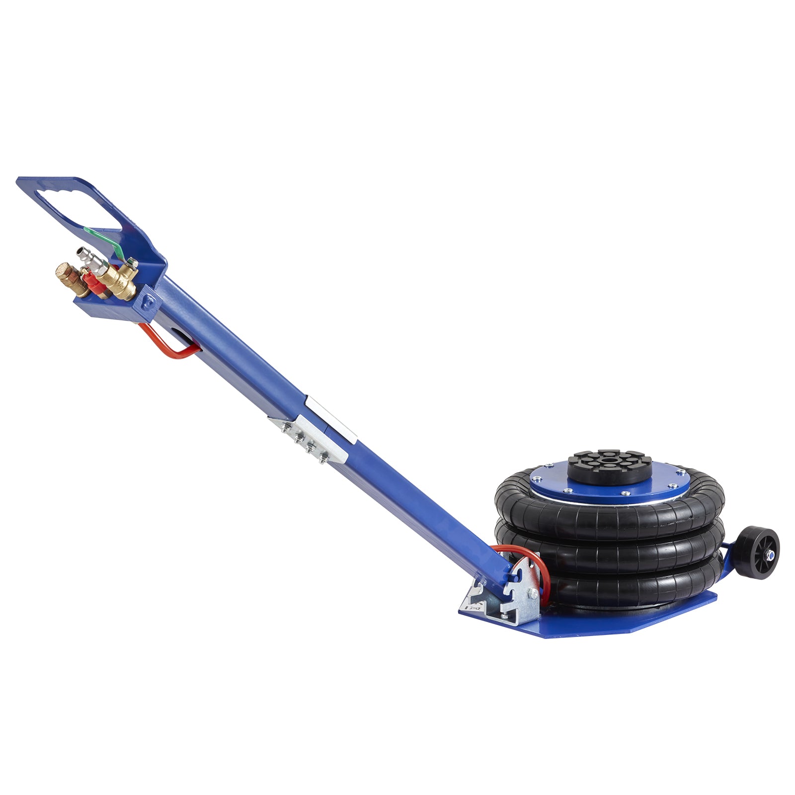 VEVOR Air Jack, 3 Ton 6600 Lbs Triple Bag Air Jack, Airbag Jack With Six Steel Pipes, Lift Up, 3 - 5 S Fast Lifting Pneumatic Jack, With Adjustable Long Handles For Cars, Garages, Repair Blue - 5 - CJ