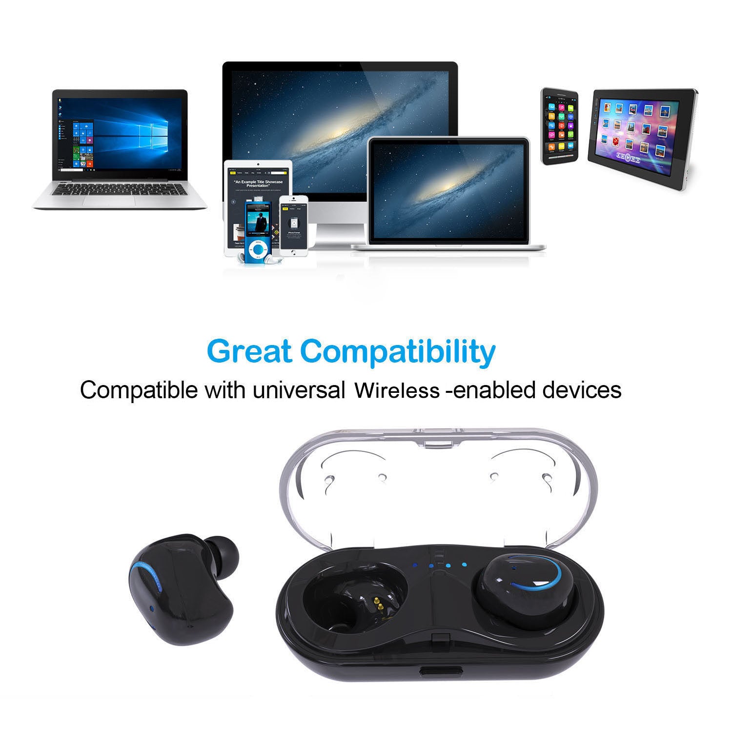 Wireless TWS Stereo Earbuds - 5 - CJ