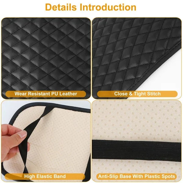 Car Armrest Pad Cover PU Leather Auto Center Console Seat Box Cover Protector Car Accessories Armrest Cushion Pad - 5 - cjdropshipping