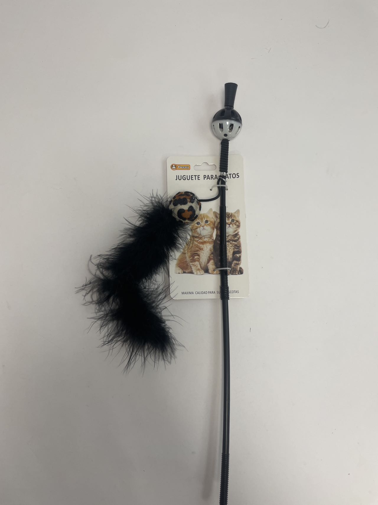 Small Ball Chicken Feather Cat Teaser - 5 - CJ