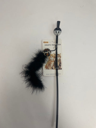 Small Ball Chicken Feather Cat Teaser - 5 - CJ