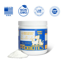 Bark And Meow Probiotics For Dogs & Cats 7 Tailored Strains Prebiotics, Pumpkin & Carrot 5 Billion CFU Scoop Human - Grade, Non - GMO, Vet - Approved, Made In USA, Gut & Immune Support - 5 - CJ