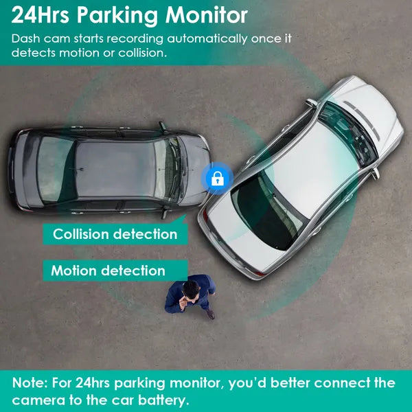 3 Channel Dash Cam Front Inside Rear Vehicle Driving Recorder Car DVR With 32G MMC Card G Sensor Motion Detection Parking Monitor Night Vision Loop Recording - 5 - CJ