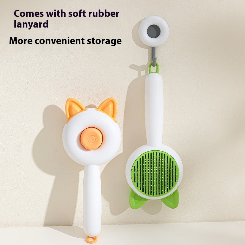 Pet Dog Brush Cat Comb Self Cleaning Pet Hair Remover Brush For Dogs Cats Grooming Tools Pets Dematting Comb Dogs Accessories Pet Products - 0 - CJ