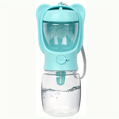 2 In 1 Dog Water Bottle, Leak Proof Portable Pet Water Bottle With Food Container, Outdoor Portable Water Dispenser For Dog, Puppy Supply For Walking, Hiking, Camping, Travel - 5 - CJ
