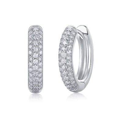 1Corner Star Diamond Set Moissanite Silver Earrings Luxury Fashion Diamond Earrings Stud Earrings Prohibit TikTok sales - 5 - cjdropshipping