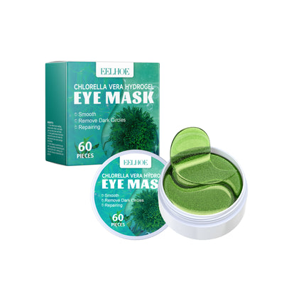 EELHOE Chlorella Vera Hydrogel Eye Mask, Moisturizing Desalination Eye Grain Compact Fine Grain Soft Skin Hydrating Eye Mask - 5 - CJ