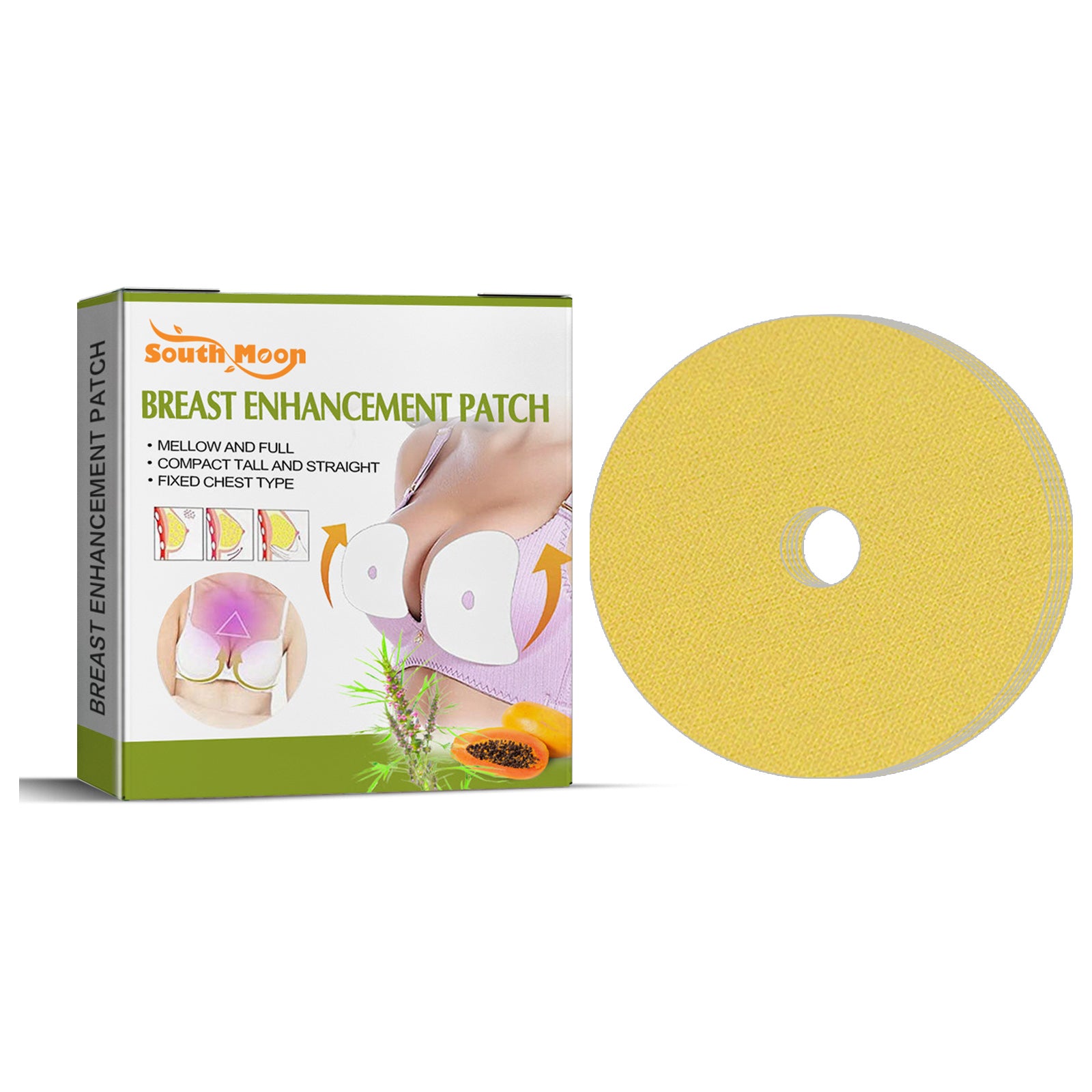 South Moon Breast Enhancement Patches For Firming, Preventing Sagging, Gathering And Lifting, And Breathable Fuller And More Beautiful Bust - 5 - CJ