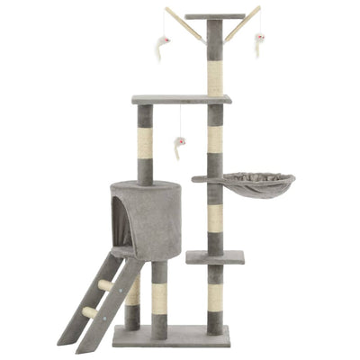 Cat Scratching Post with Sisal Posts 138 cm   Cat Scratching Post - 5 - CJ