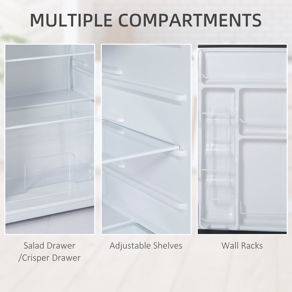 3.2 Cu. Ft. Mini Refrigerator with Freezer