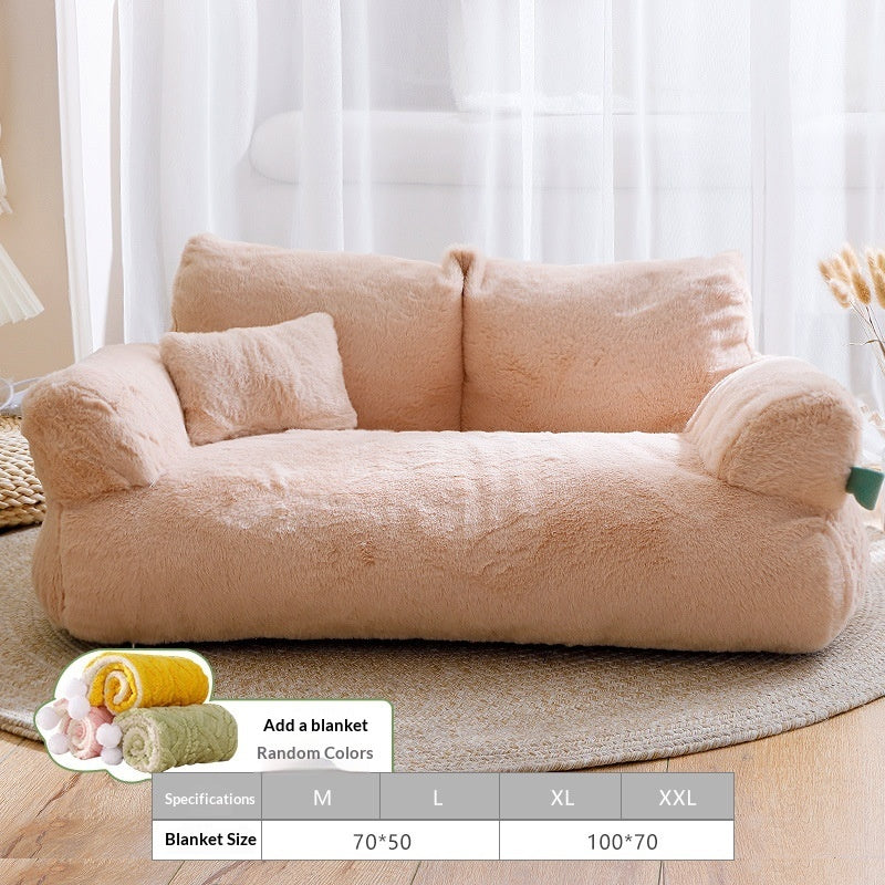 All - season Winter And Fall Pet Bed Thats Warm Removable And Washable - 0 - CJ