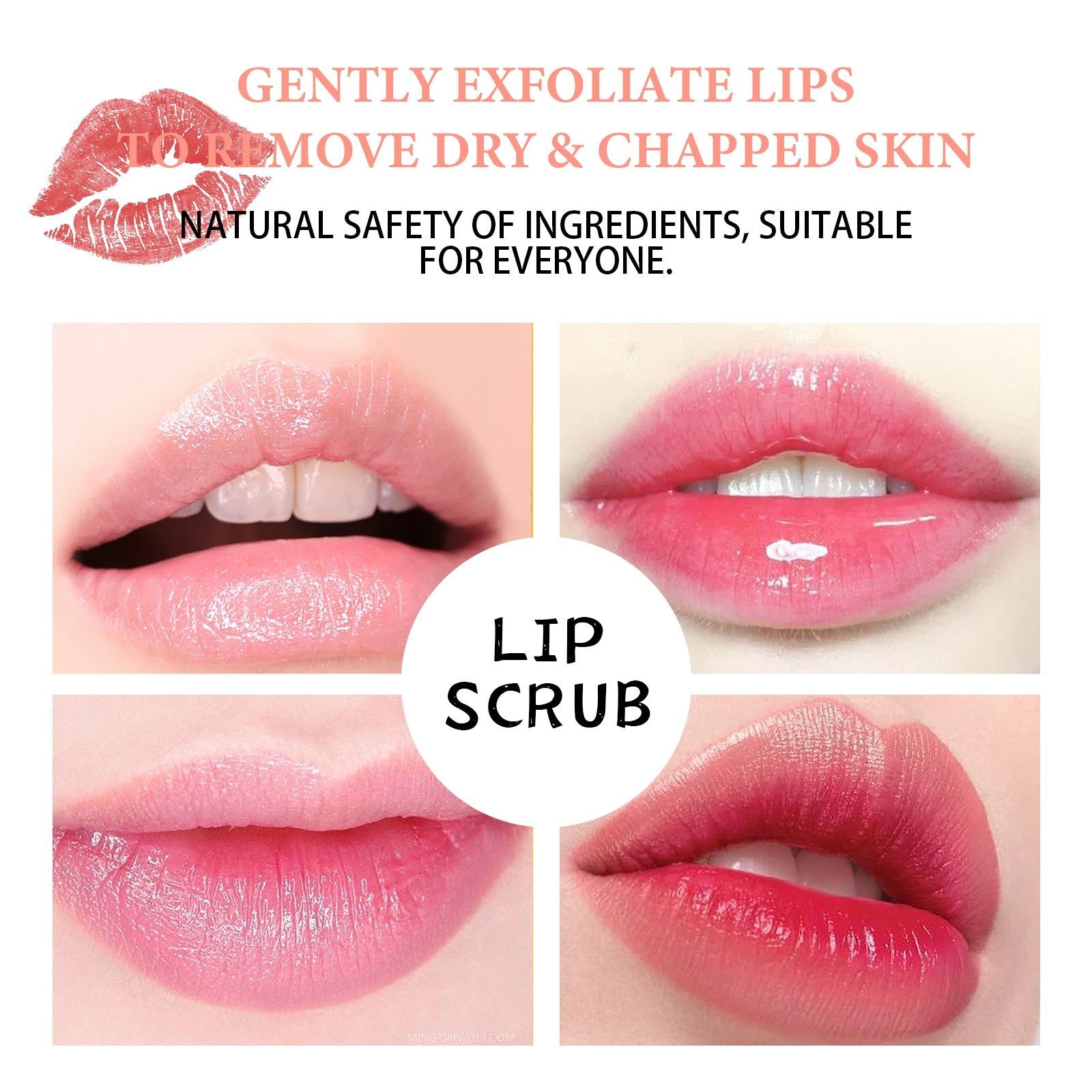 EELHOE Strawberry Lip Scrub, Moisturize Lips, Prevent Dry Crack, Moisturize Dead Skin, And Fade The Corners Of Lips - 5 - CJ